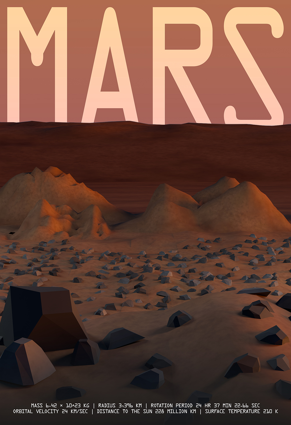 Mars Poster